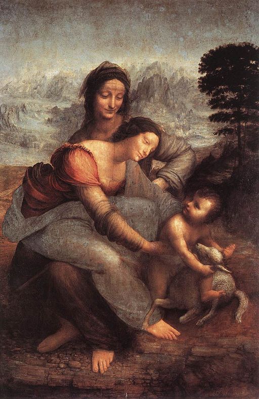 レオナルド・ダ・ヴィンチ 聖アンナと聖母子