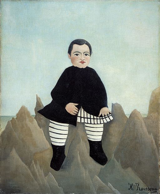 アンリ・ルソー 岩の上の子供