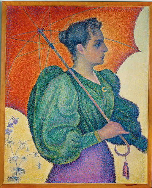 ポール・シニャック Woman with Umbrella